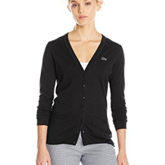 Lacoste Sweaters - Lacoste cotton vneck sweater